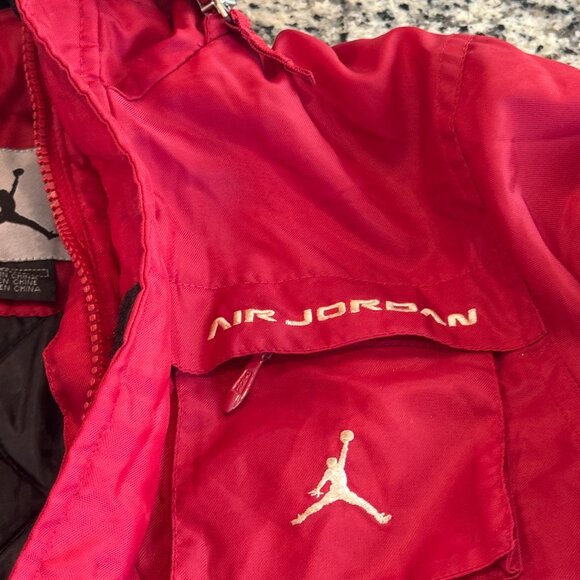 Air Jordan Toddler Red Puffer Jacket Coat Size 2T - Picture 3 of 14
